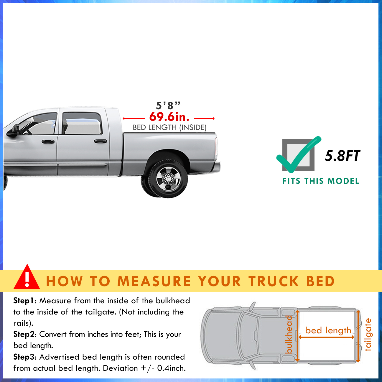 TruXedo TruXport Tonneau Cover for 04-07 Sierra/Silverado 1500 Classic 5'8