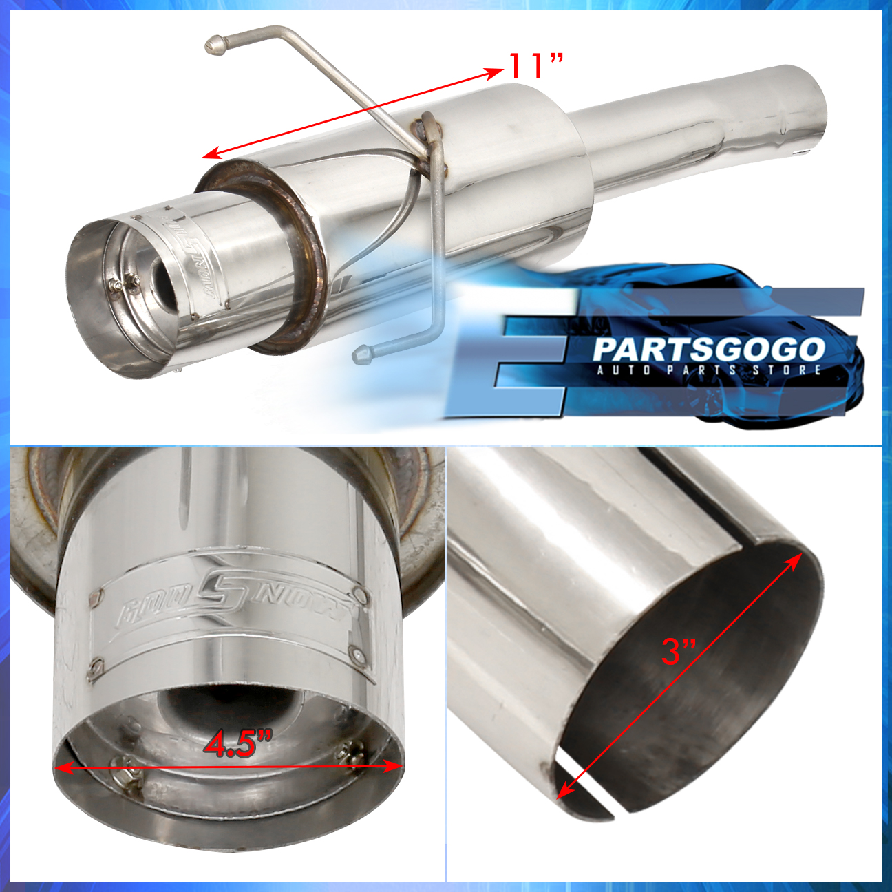 し*ん様 ACCORD 90-93 CB型アコード用（右ハンドル用）メッキワイパ For 90-93 Honda Accord CB7 CB9 Stainless 3