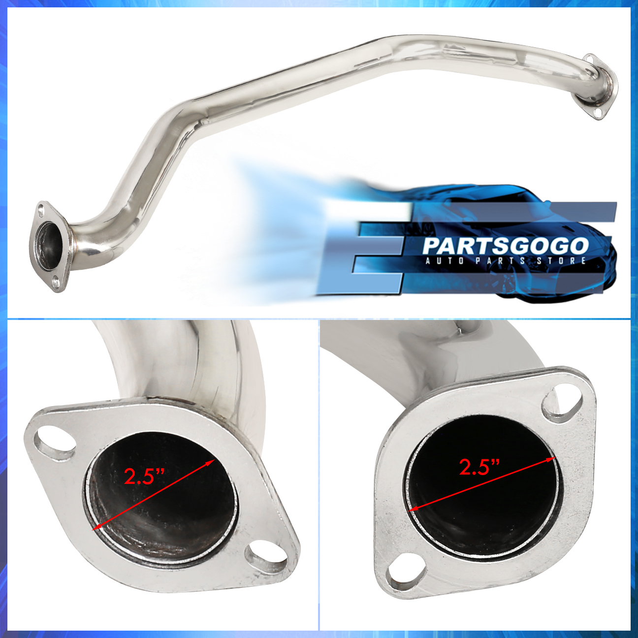 Speed Daddy Catback Exhaust System – 2002-2006 Nissan Sentra SER Spec V B15 – 4” Rolled Tip
