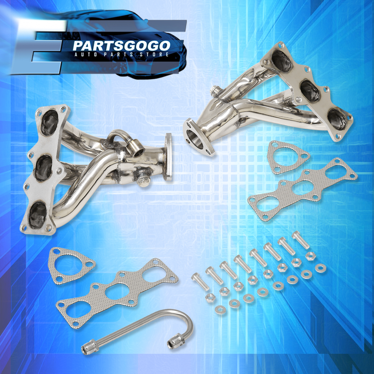 For 93-97 Probe / Mazda MX6 6-2-1 Stainless Steel Exhaust Header