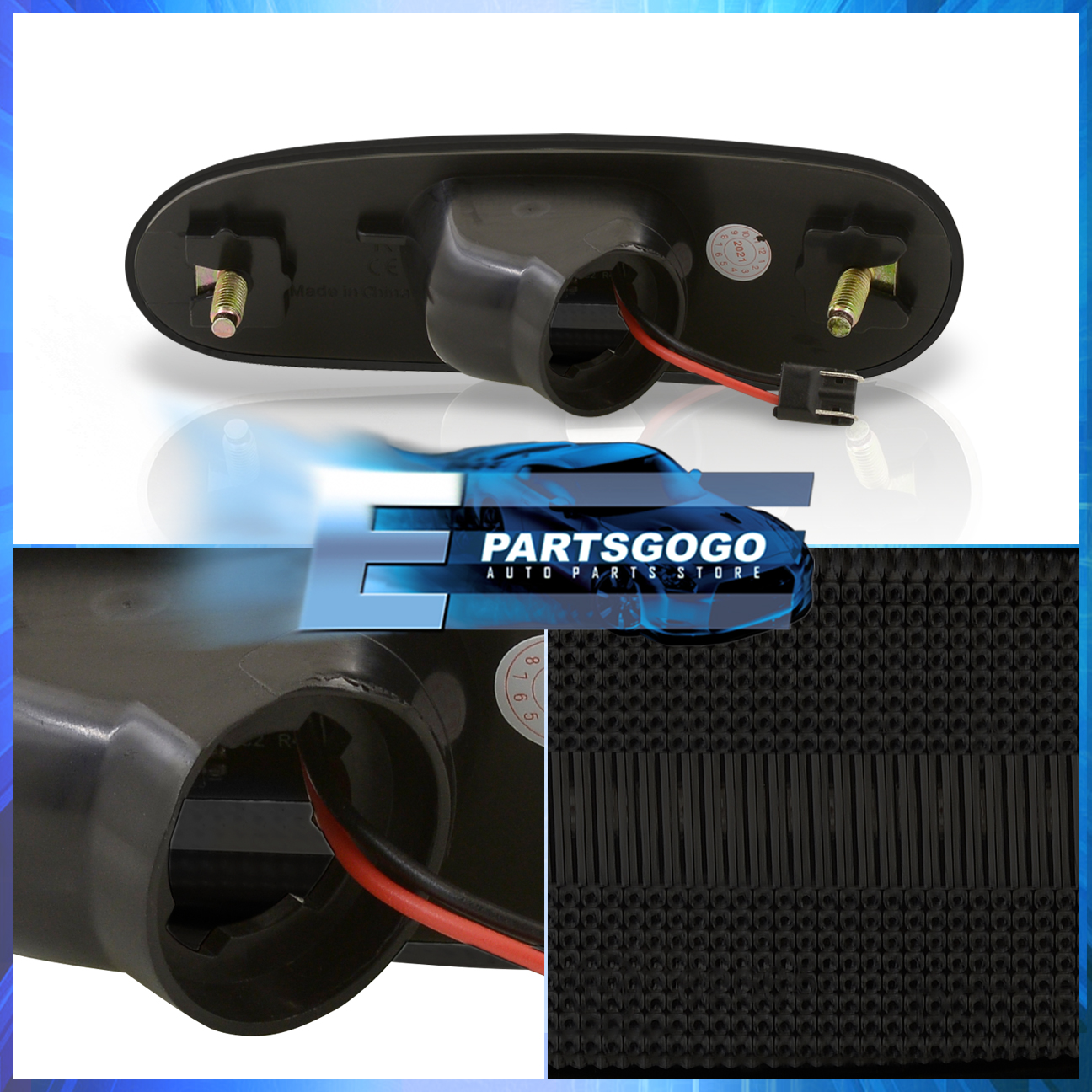 For 93-98 Toyota Supra MK4 A80 Smoke LED Side Marker Lights Signal